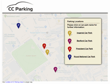 Tablet Screenshot of ccparking.co.uk